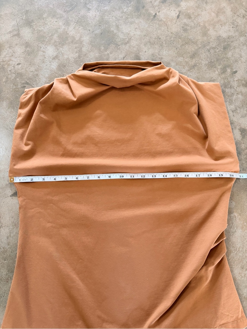 LOFT Rust Brown Sleeveless Mock Neck Top - Picture 2 of 7